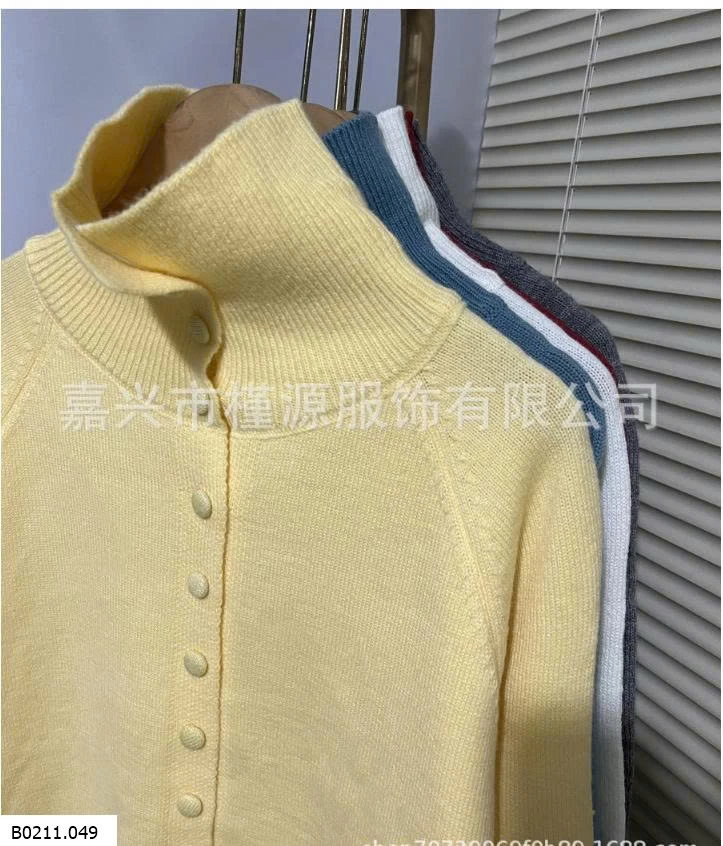 CARDIGAN CỔ CAO DÁNG RỘNG  Giá sỉ 140k