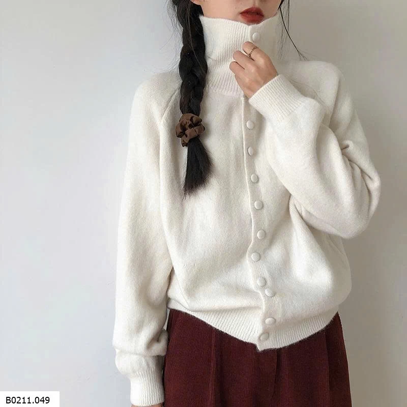 CARDIGAN CỔ CAO DÁNG RỘNG  Giá sỉ 140k