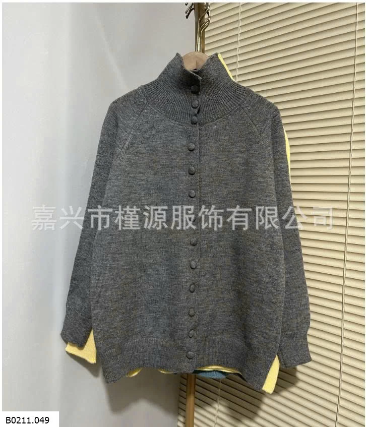 CARDIGAN CỔ CAO DÁNG RỘNG  Giá sỉ 140k