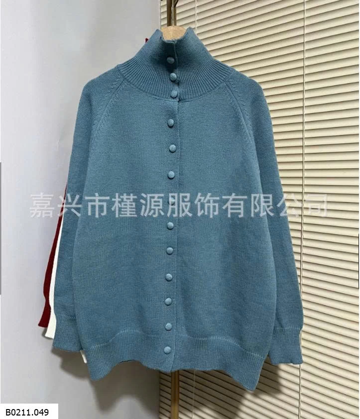 CARDIGAN CỔ CAO DÁNG RỘNG  Giá sỉ 140k