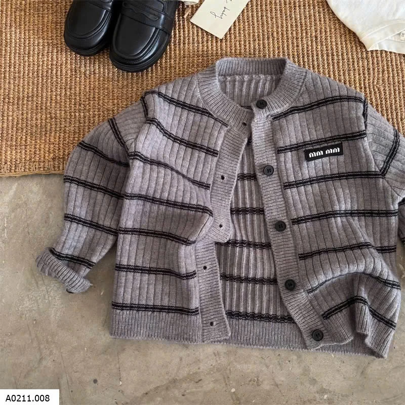 ÁO CARDIGAN GÂN TO MMY 6007  Giá sỉ 136k
