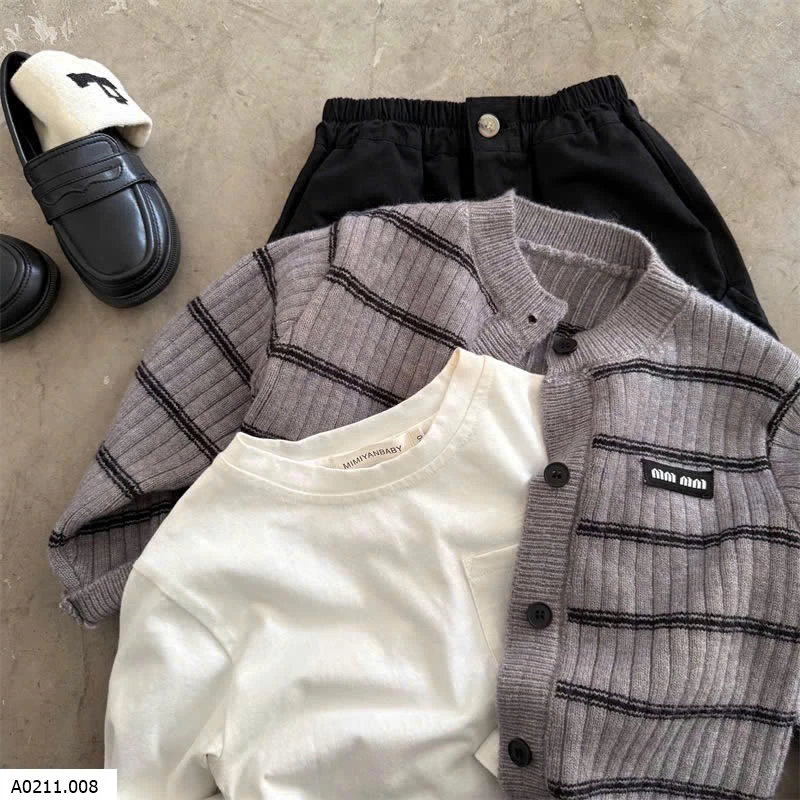 ÁO CARDIGAN GÂN TO MMY 6007  Giá sỉ 136k