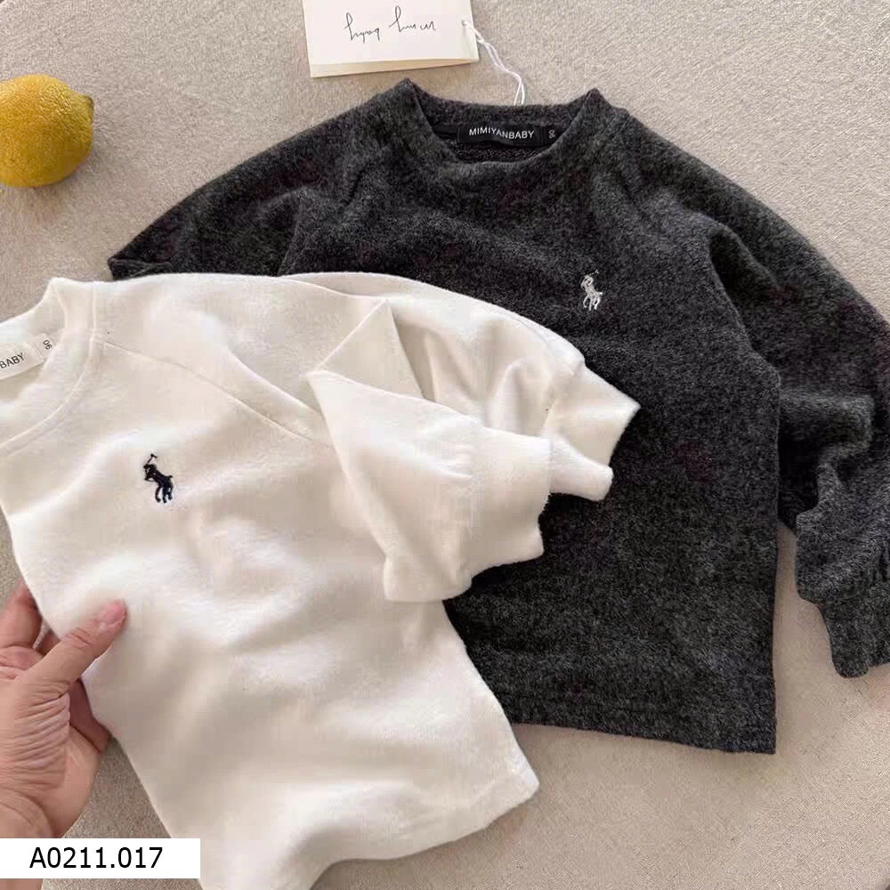 ÁO THUN NỈ NHUNG Ningli   Giá sỉ 100k