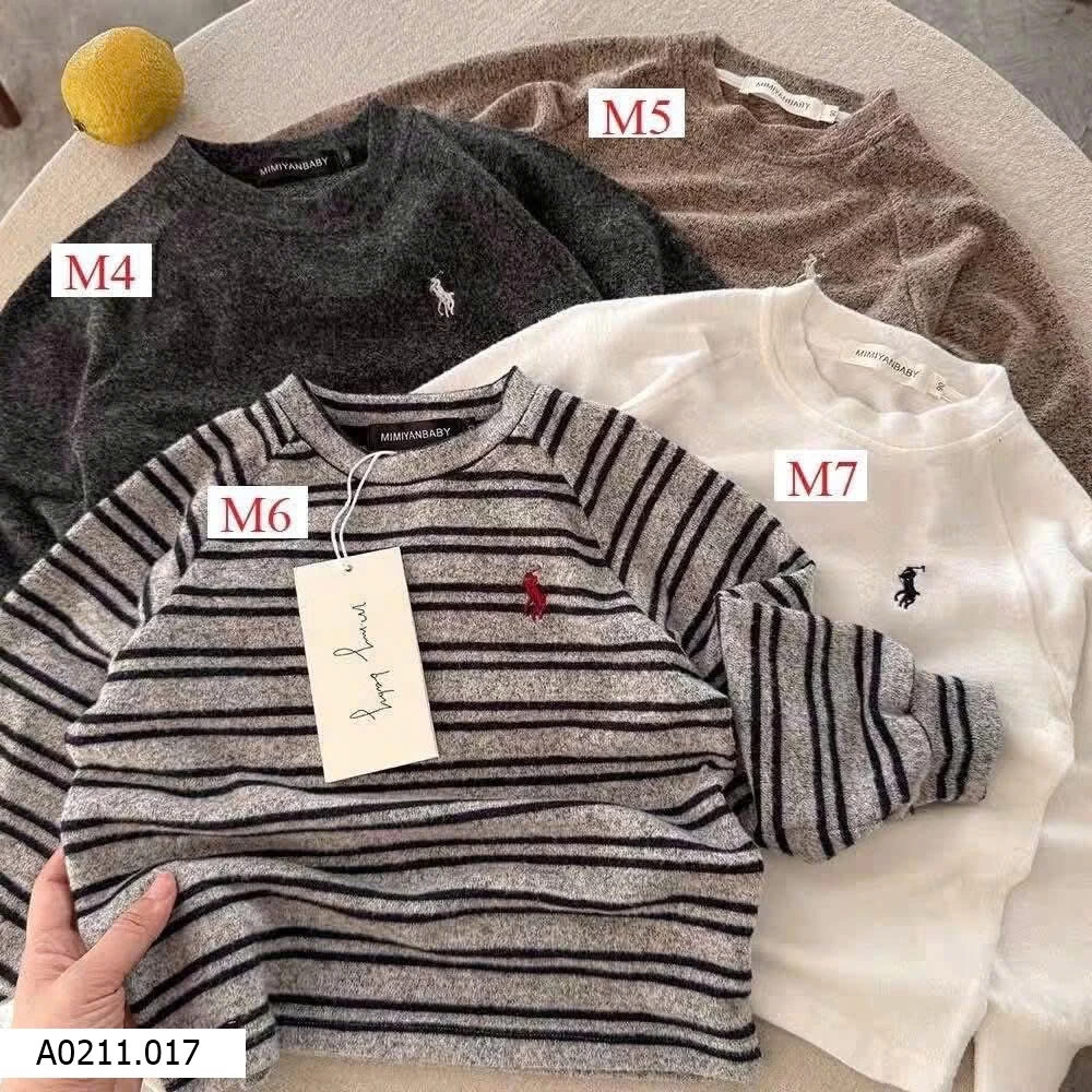 ÁO THUN NỈ NHUNG Ningli   Giá sỉ 100k