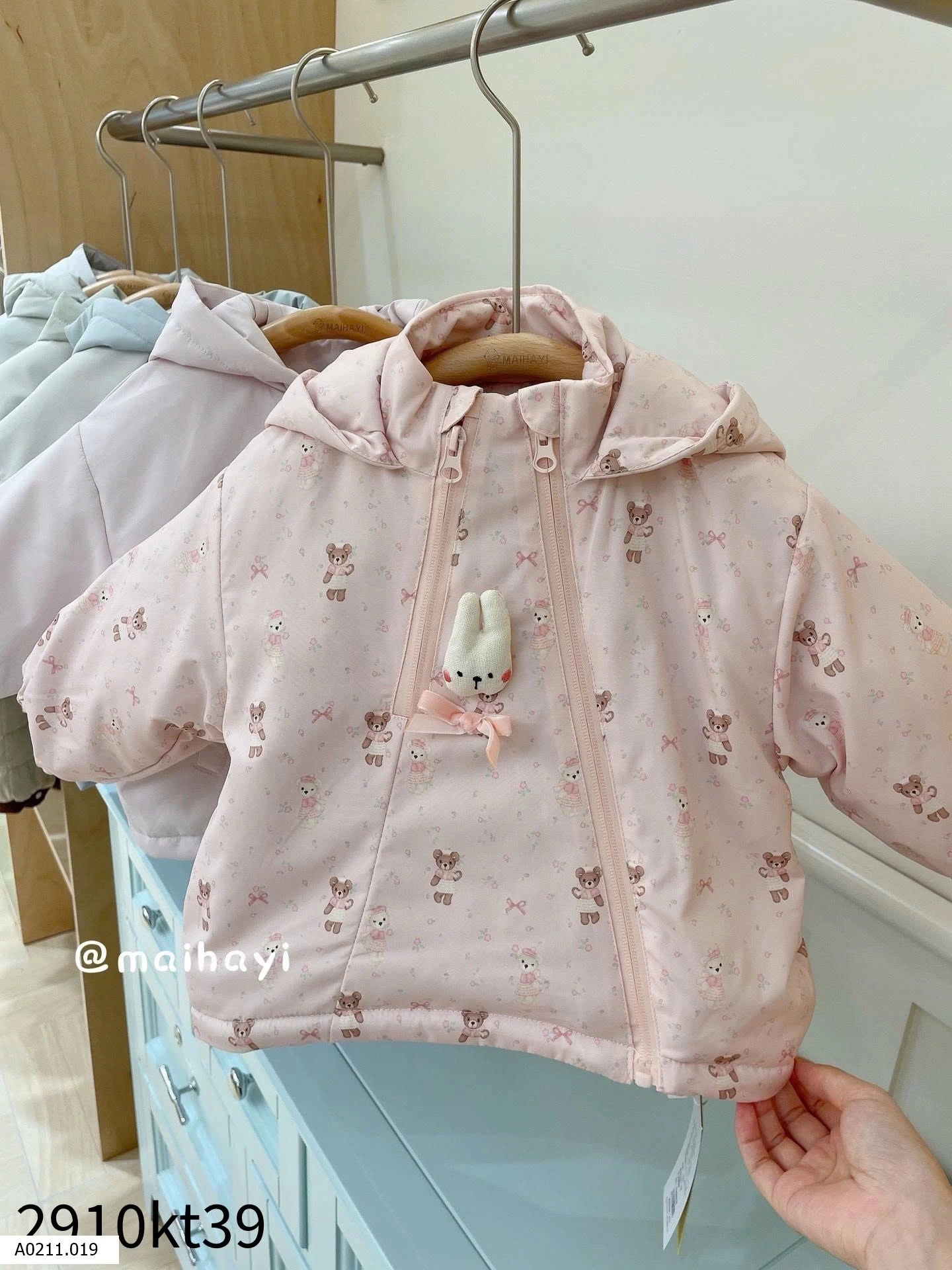 ÁO KHOÁC THỎ   Giá sỉ 170k