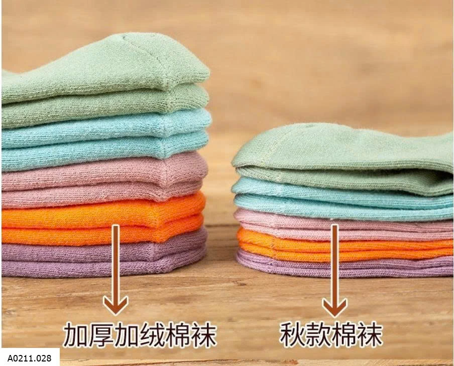 SET 10 ĐÔI TẤT DÀY BÉ   Giá sỉ 73k/set 10 đôi