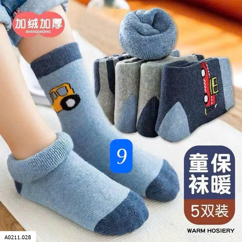 SET 10 ĐÔI TẤT DÀY BÉ   Giá sỉ 73k/set 10 đôi