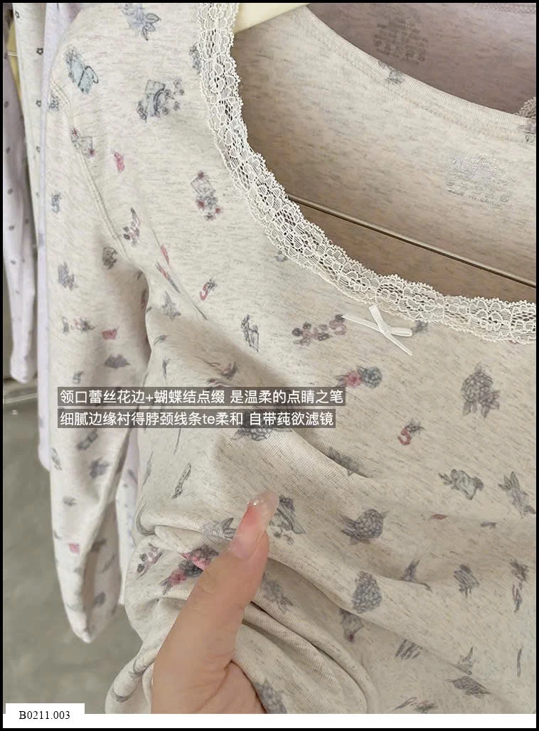 BỘ THU ĐÔNG HOA NHÍ PHỐI REN  Giá sỉ 180ka