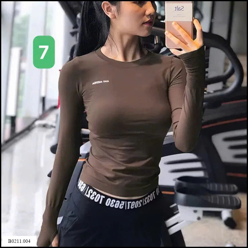 ÁO TẬP DÀI TAY CHO NỮ  Giá sỉ 171k