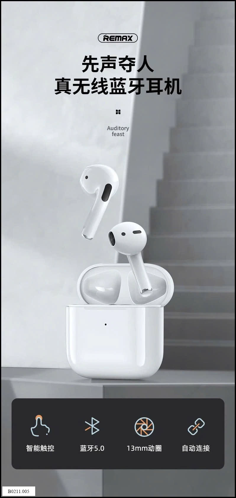 TAI NGHE KHÔNG DÂY REMAX TWS 10i   Giá sỉ 208k