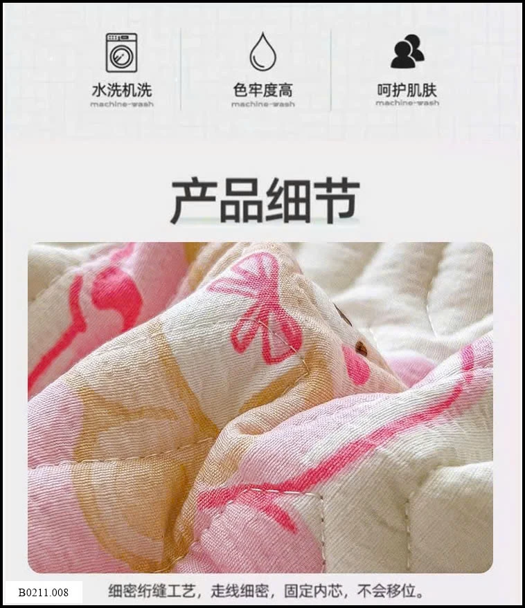 GA TRẢI GIƯỜNG TRẦN BÔNG  Giá sỉ 150*200: 215k 180*200: 245k 200*230: 275k