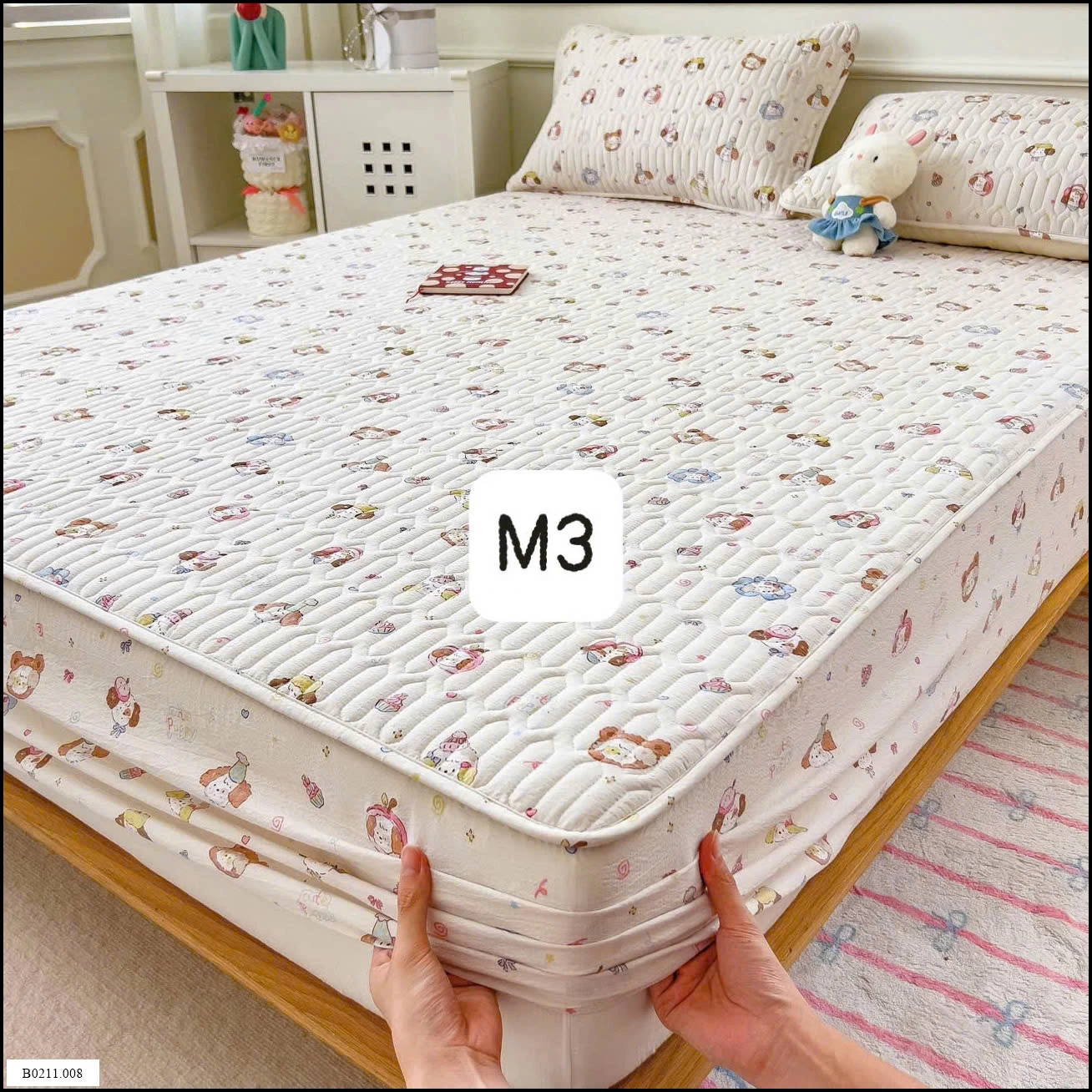 GA TRẢI GIƯỜNG TRẦN BÔNG  Giá sỉ 150*200: 215k 180*200: 245k 200*230: 275k