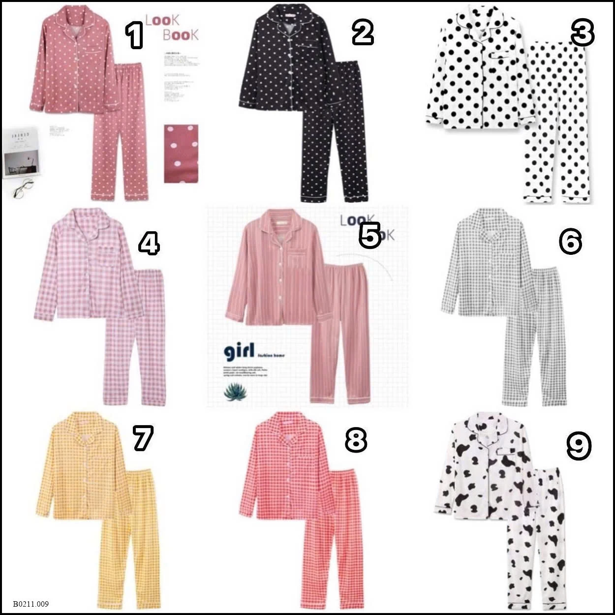 Bộ pijama #LOOK_BOOK  Giá sỉ 101k