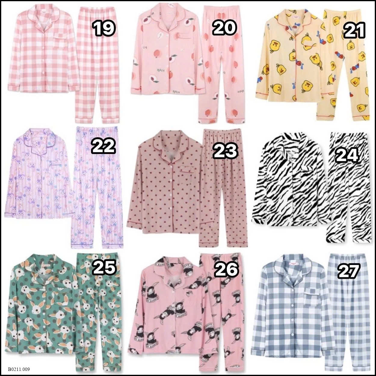 Bộ pijama #LOOK_BOOK  Giá sỉ 101k