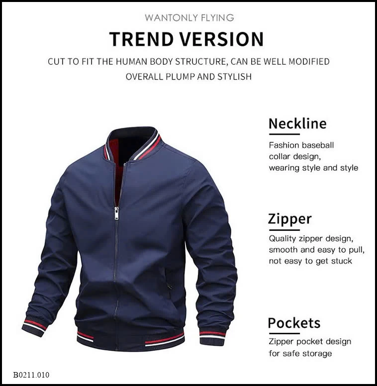 ÁO KHOÁC BOMBER NAM   Giá sỉ 195k