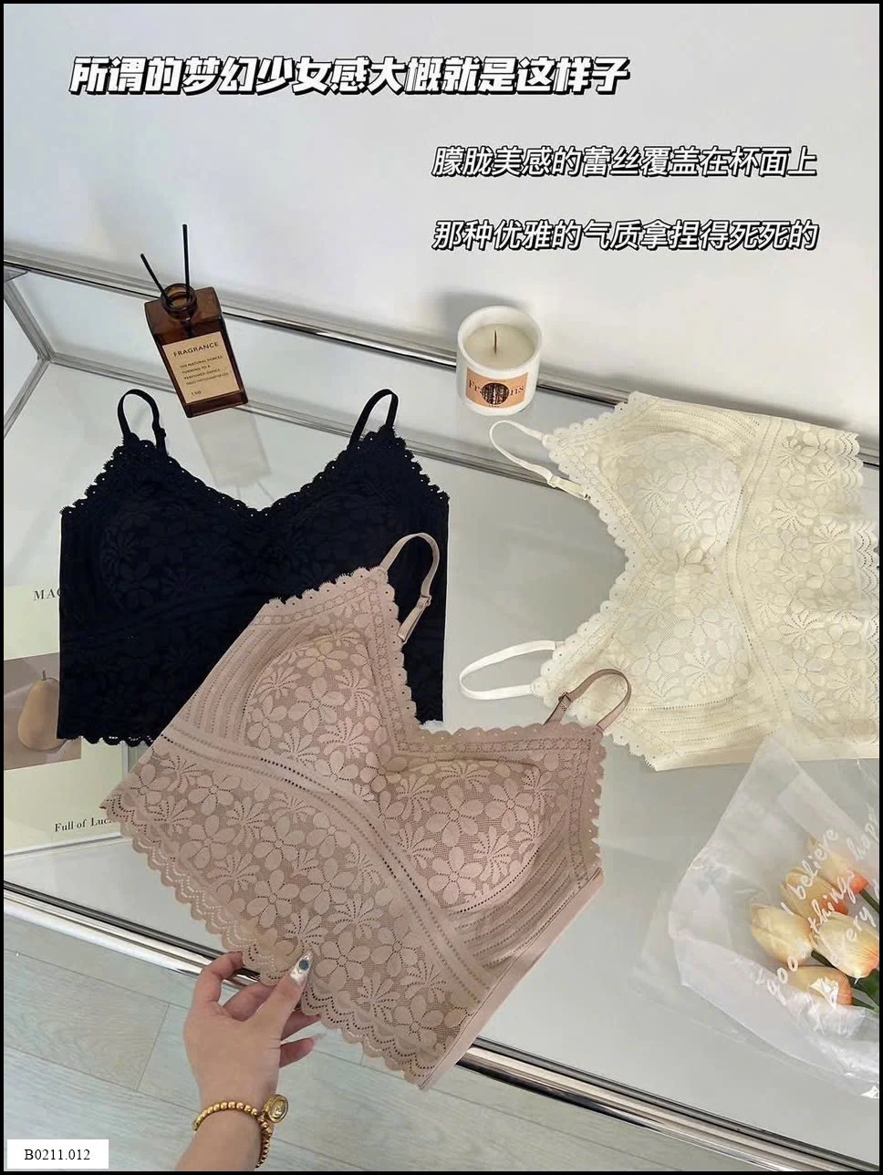 Áo hai dây ren cổ chữ V  Giá sỉ 65k/1c