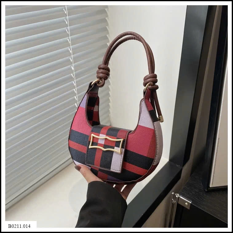 TÚI KẸP NÁCH NỮ PHỐI HỌA TIẾT ĐAN XEN  Giá sỉ 89k