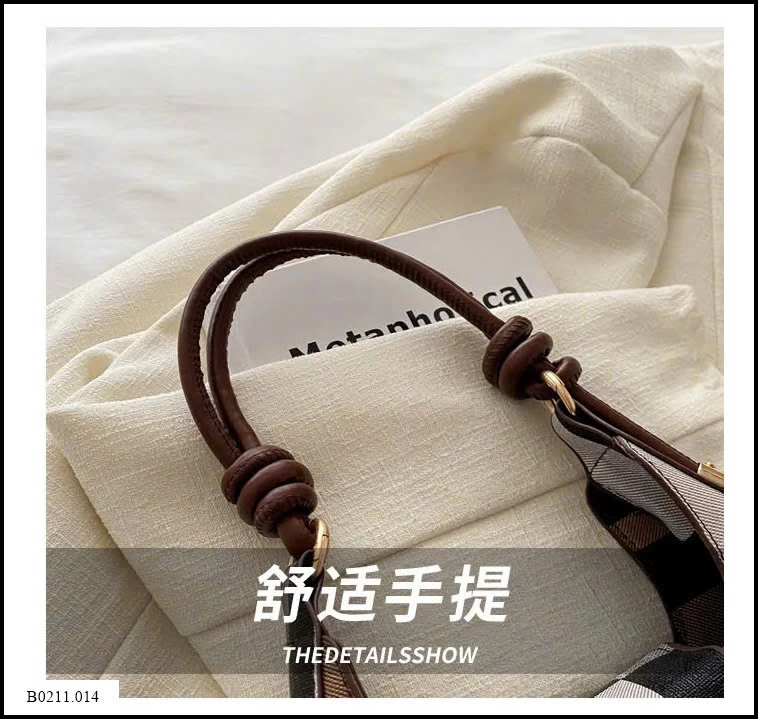 TÚI KẸP NÁCH NỮ PHỐI HỌA TIẾT ĐAN XEN  Giá sỉ 89k