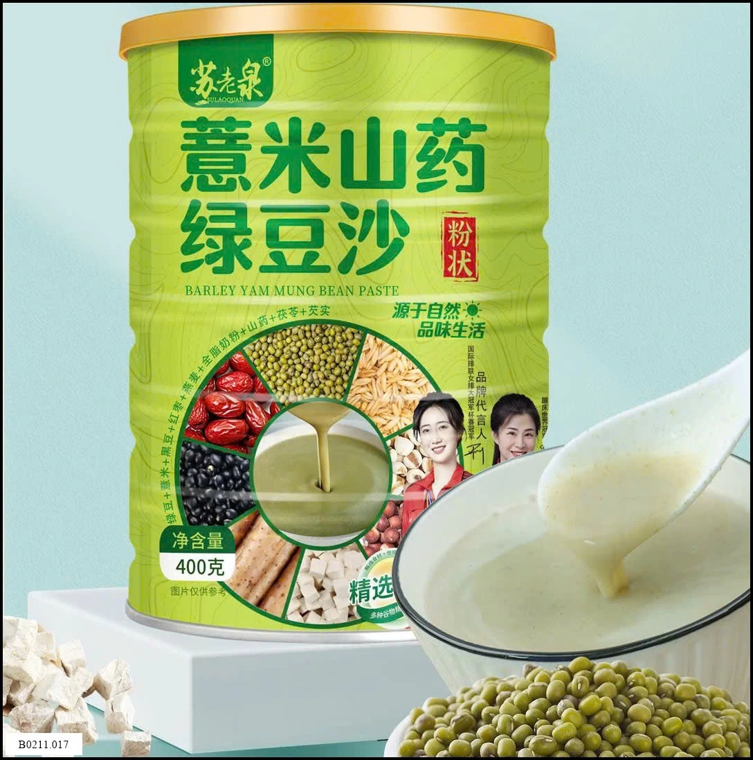 BỘT ĐẬU XANH KHOAI MỠ LÚA MẠCH  Giá sỉ 92k/2 hộp