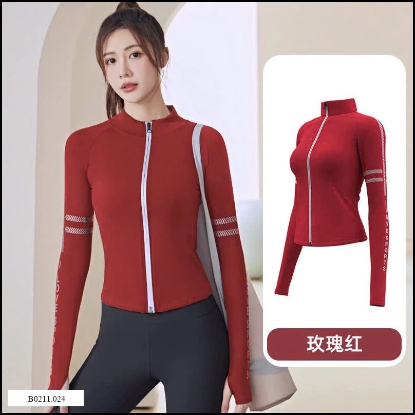 ÁO KHOÁC TẬP DÀI TAY   Giá sỉ 135ka