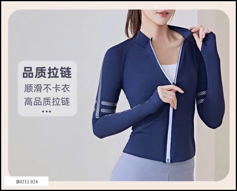 ÁO KHOÁC TẬP DÀI TAY   Giá sỉ 135ka