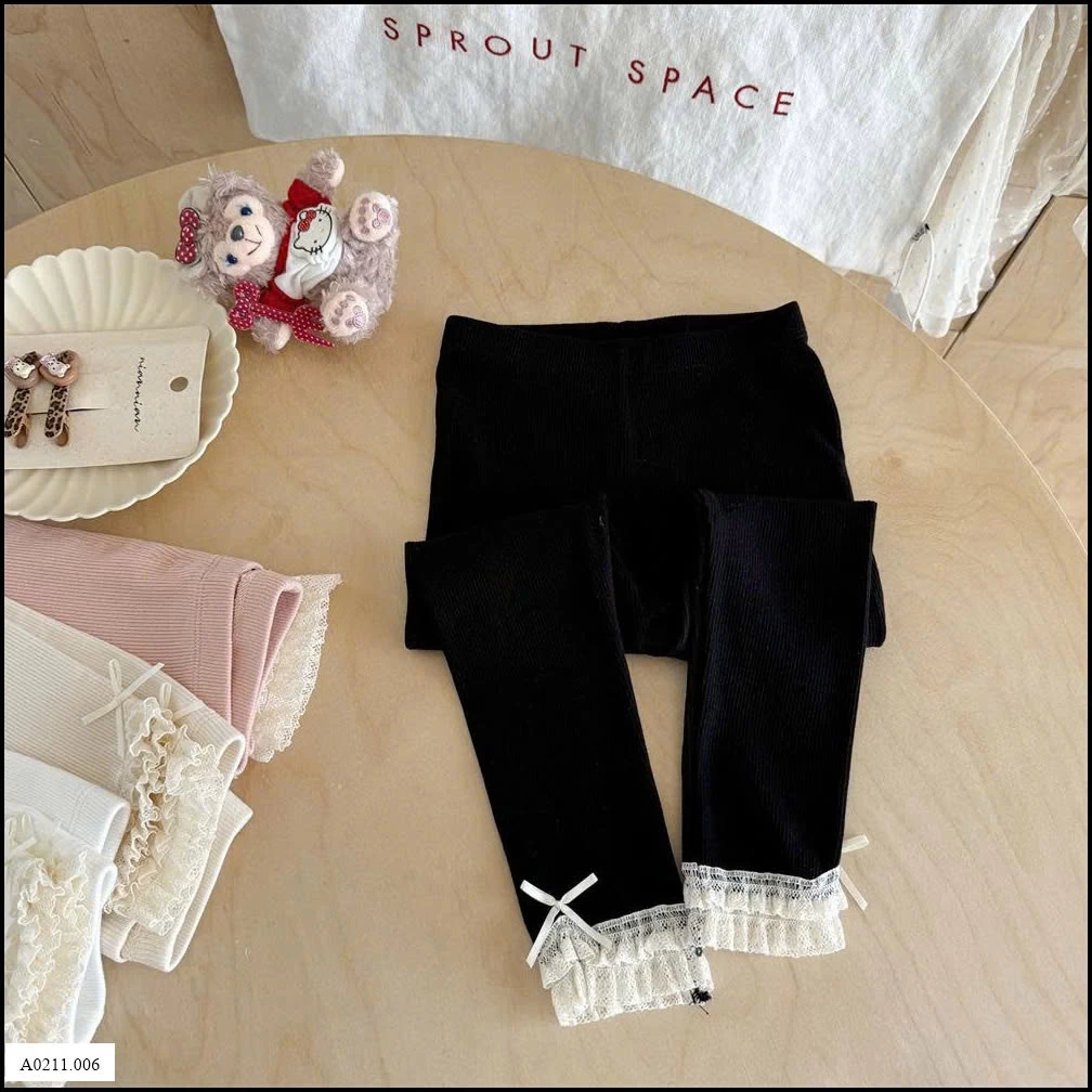 QUẦN LEGGING CHO BÉ GÁI   Giá sỉ 71k