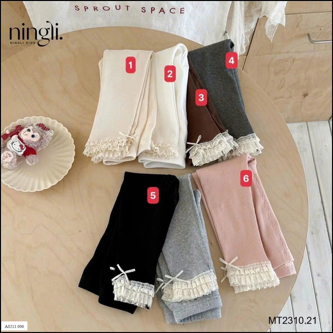 QUẦN LEGGING CHO BÉ GÁI   Giá sỉ 71k