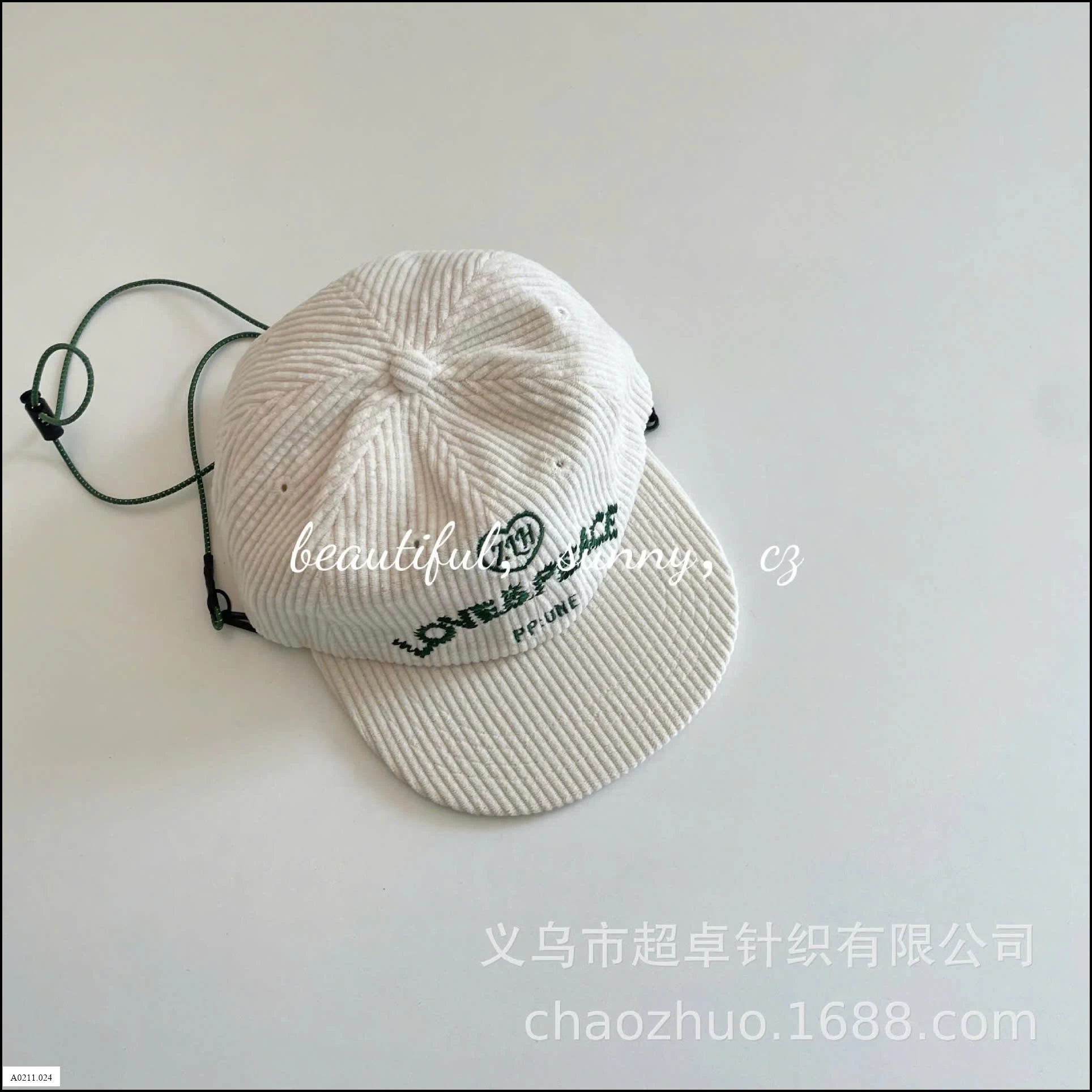 MŨ KẾT NHUNG THÊU CHỮ TÁN RỘNG   Giá sỉ 95k