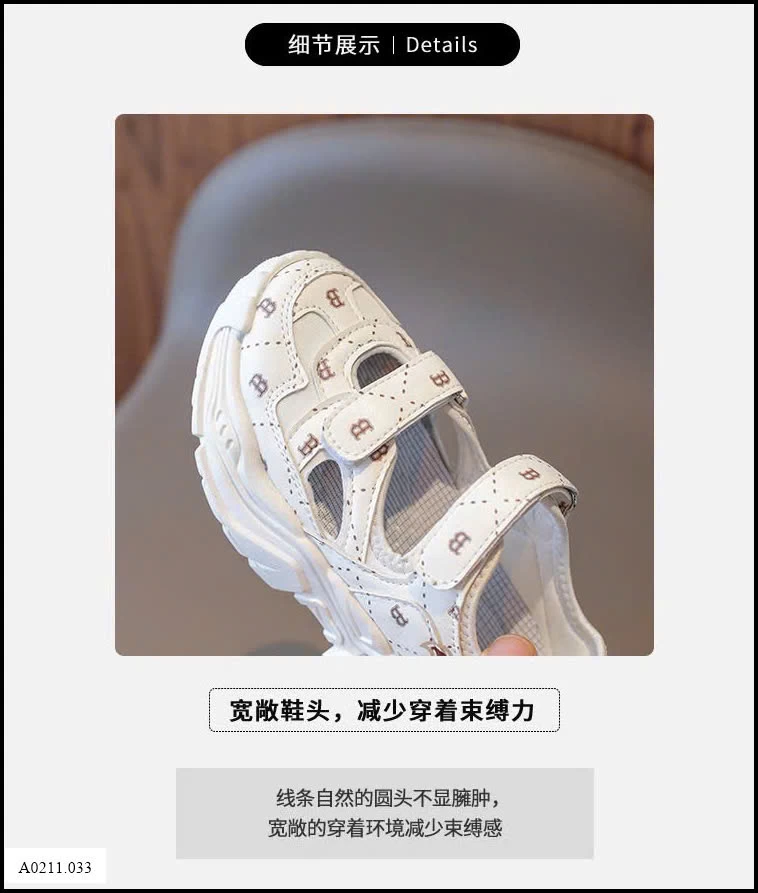 GIÀY THOÁNG KHÍ CHO BÉ  Giá sỉ sz 22-26: 155k  sz 27-31: 165k  sz 32-36: 175k