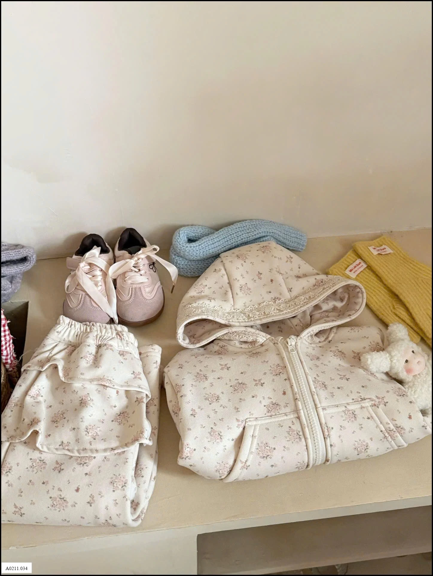 BỘ NỈ HOA CHO BÉ  Giá sỉ 325k