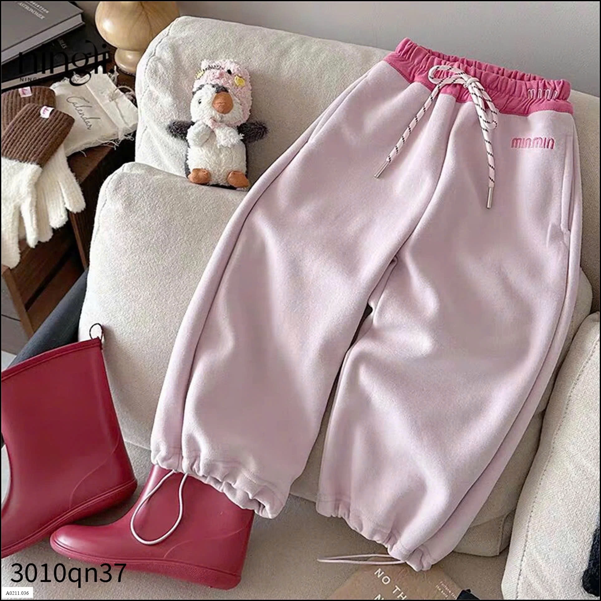 QUẦN NỈ PHỐI CẠP MINMIN HÃNG NINGLI   Giá sỉ 130k