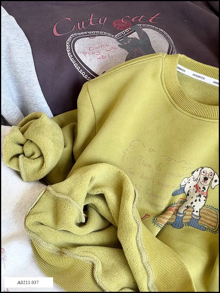 ÁO HOODIE  AMBB LÓT NỈ   Giá sỉ  90-150    180k      160-170     210k