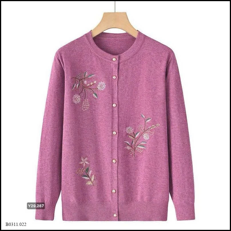 ÁO KHOÁC LEN TRUNG NIÊN CHO BÀ CHO MẸ  Giá sỉ 130k