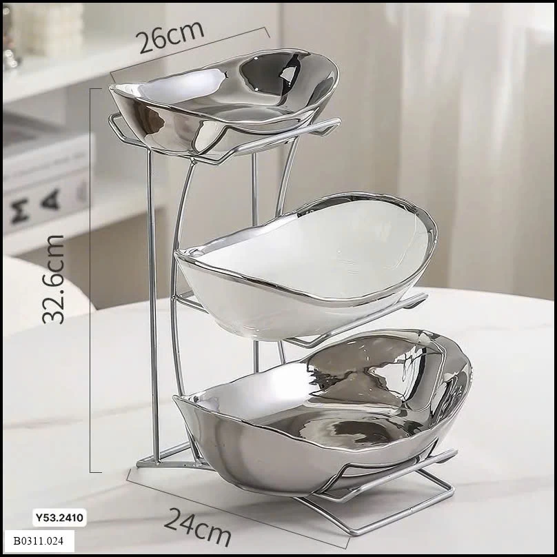 khay 3 tầng  Giá sỉ 390k