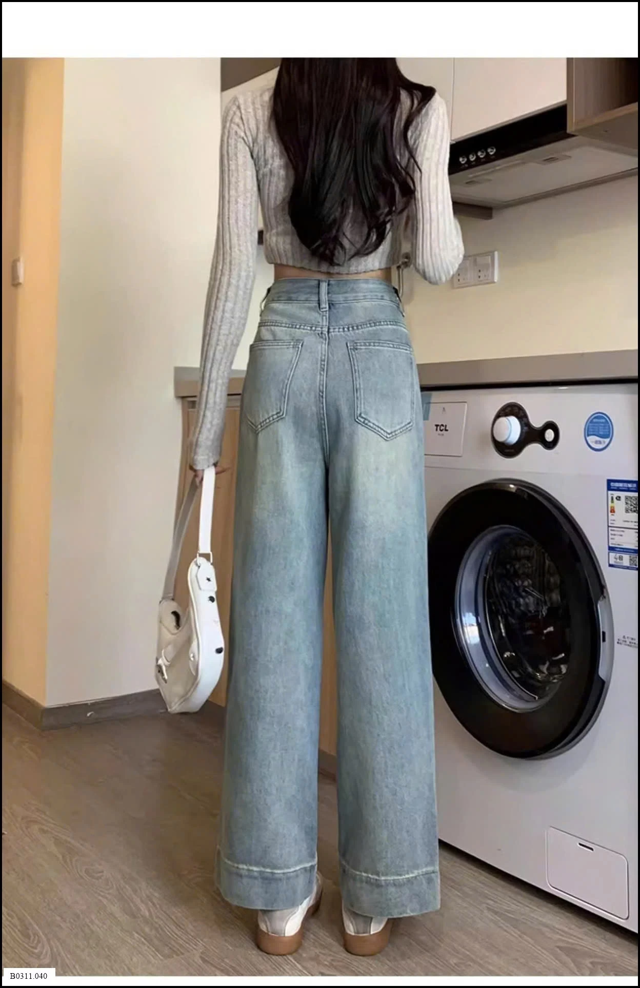 QUẦN JEAN ỐNG SUÔNG NỮ Giá sỉ 170k