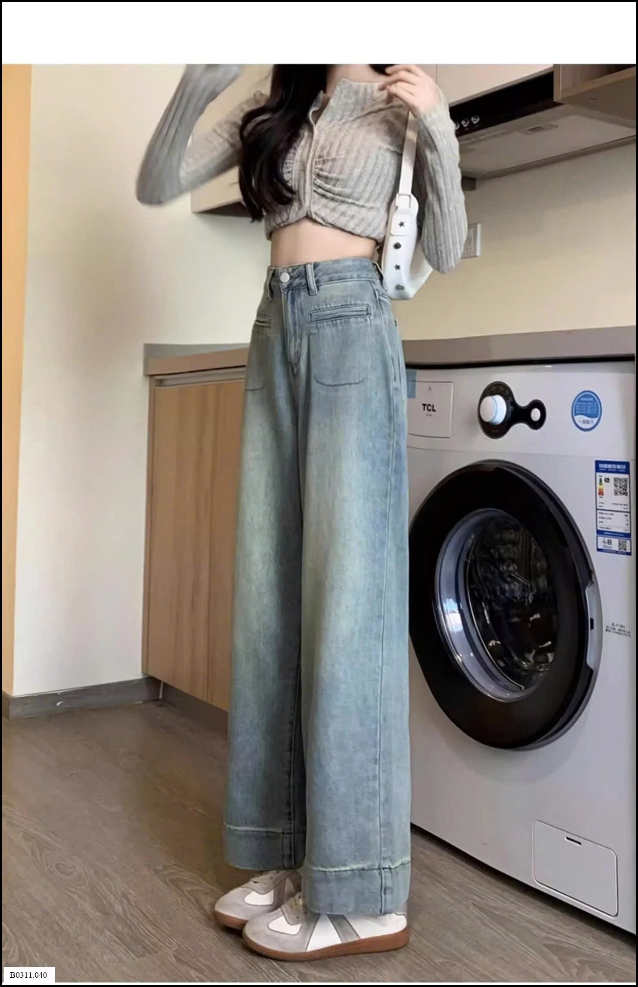 QUẦN JEAN ỐNG SUÔNG NỮ Giá sỉ 170k