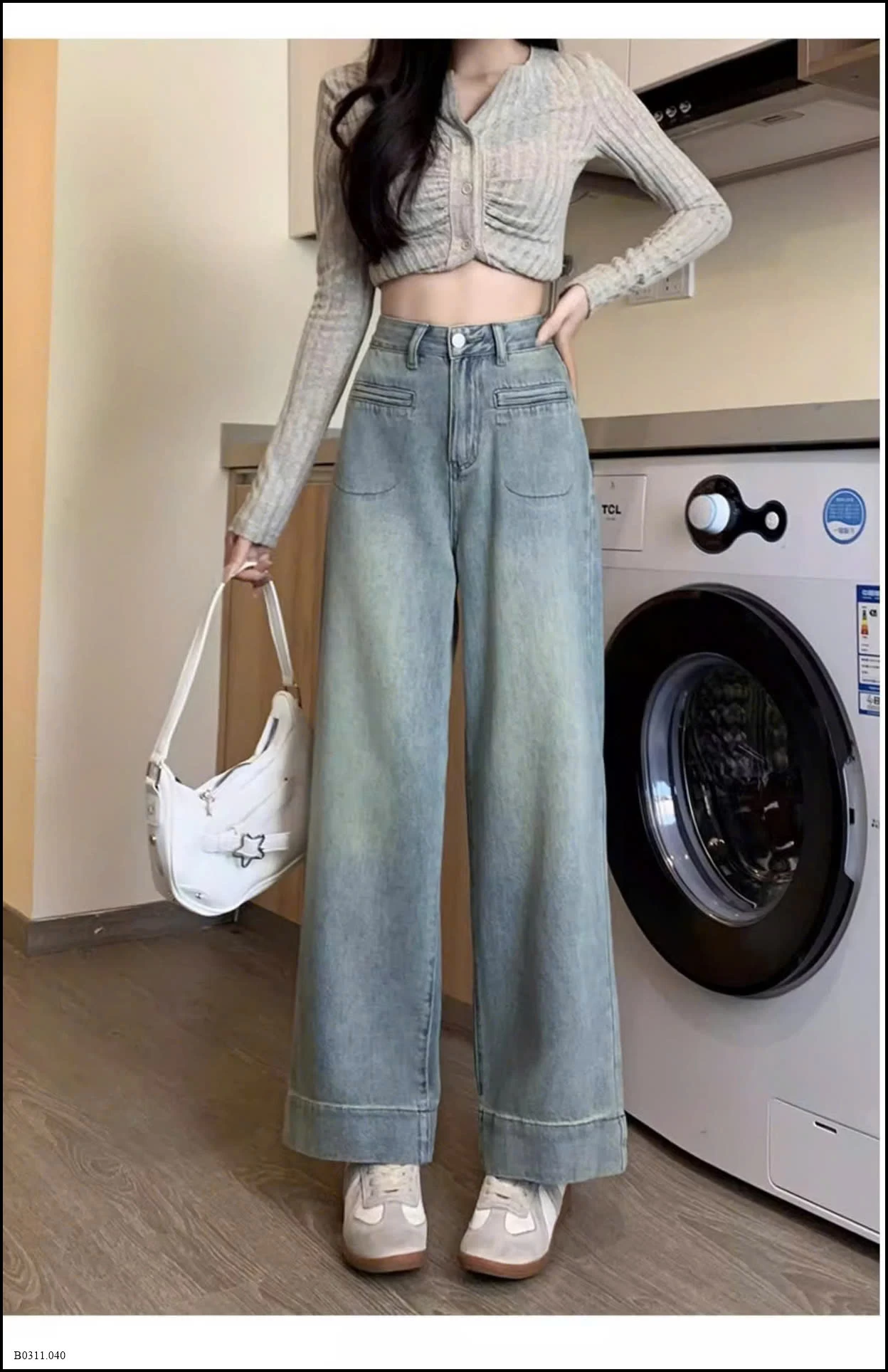 QUẦN JEAN ỐNG SUÔNG NỮ Giá sỉ 170k