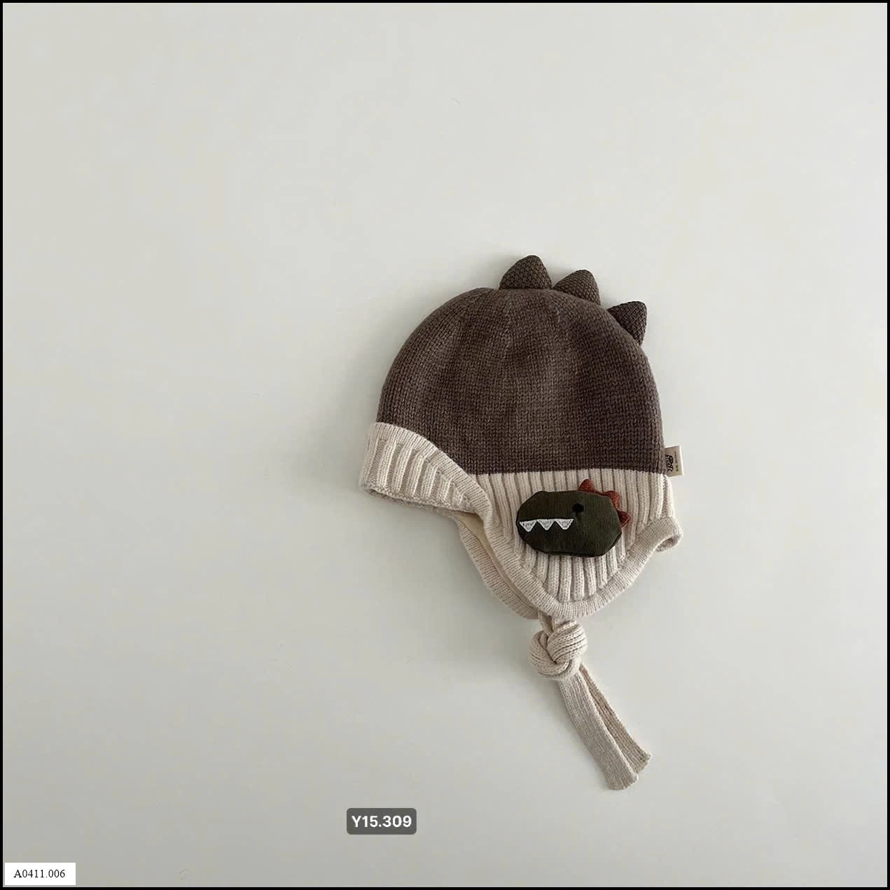 MŨ KHỦNG LONG BỊT TAI CHO BÉ Giá sỉ 75k/chiếc