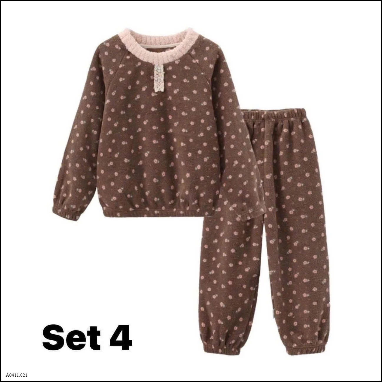 BỘ LÔNG MỀM TRẺ EM Giá sỉ Size 100-110-120: 125k/ set  Size 130-140-150: 145k/ set  Size 160-170: 165k/ set