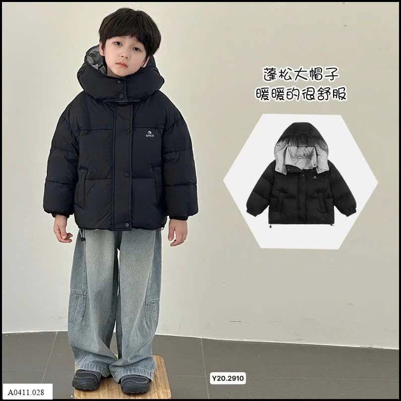 ÁO KHOÁC LÔNG VŨ TRẺ EM ELEPHANT  Giá sỉ 310k