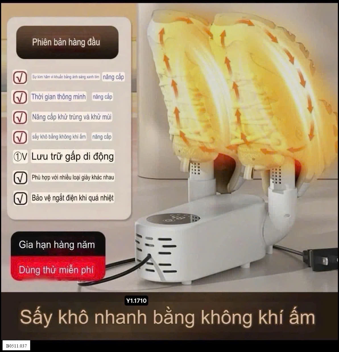 MMÁY SẤY GIÀY DÉP NỘI ĐỊA TRUNG Giá sỉ 110k