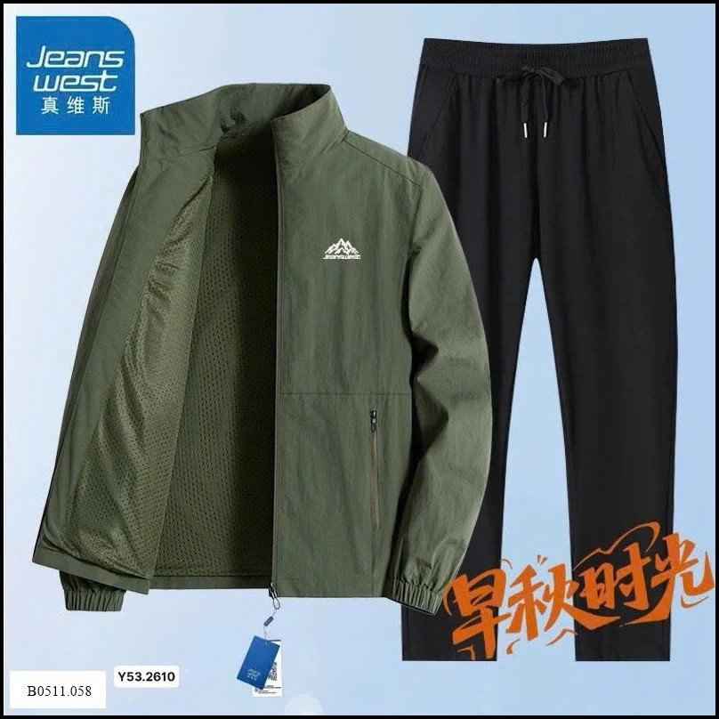 Bộ đồ thể thao nam  Giá sỉ 340k