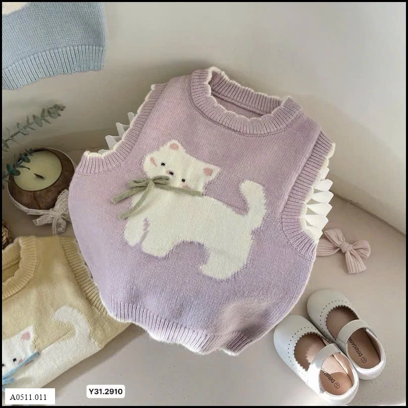 ÁO GILE MÈO BÉ GÁI  Giá sỉ 120k