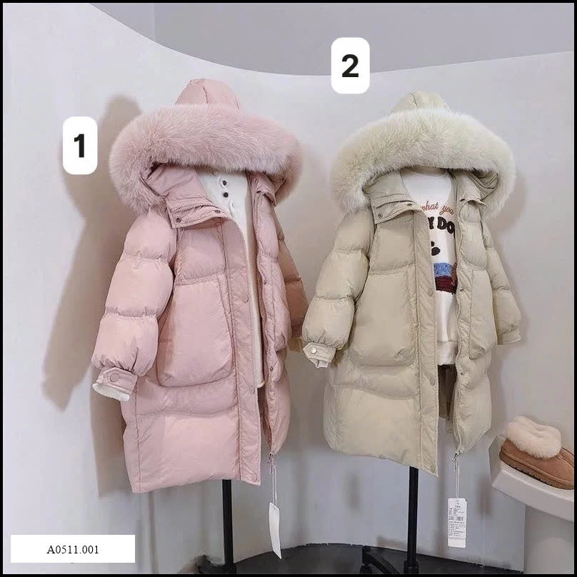 ÁO KHOÁC CỔ LÔNG CAO CẤP BG  Giá sỉ 335k