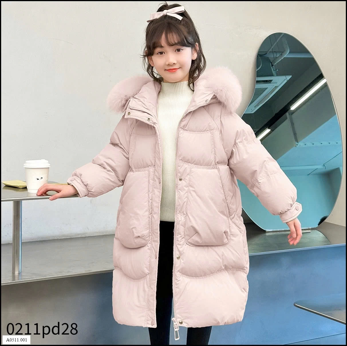 ÁO KHOÁC CỔ LÔNG CAO CẤP BG  Giá sỉ 335k