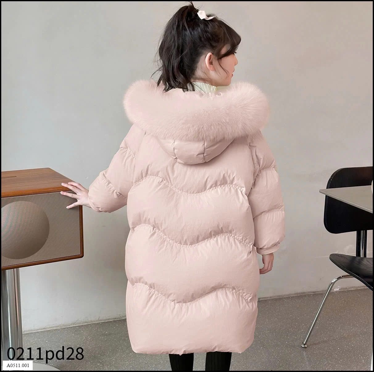 ÁO KHOÁC CỔ LÔNG CAO CẤP BG  Giá sỉ 335k