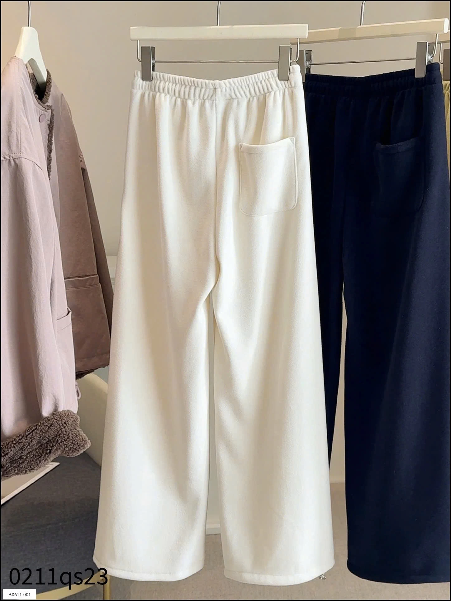 Quần nỉ nhung ống rộng #Anna  Giá sỉ 220k