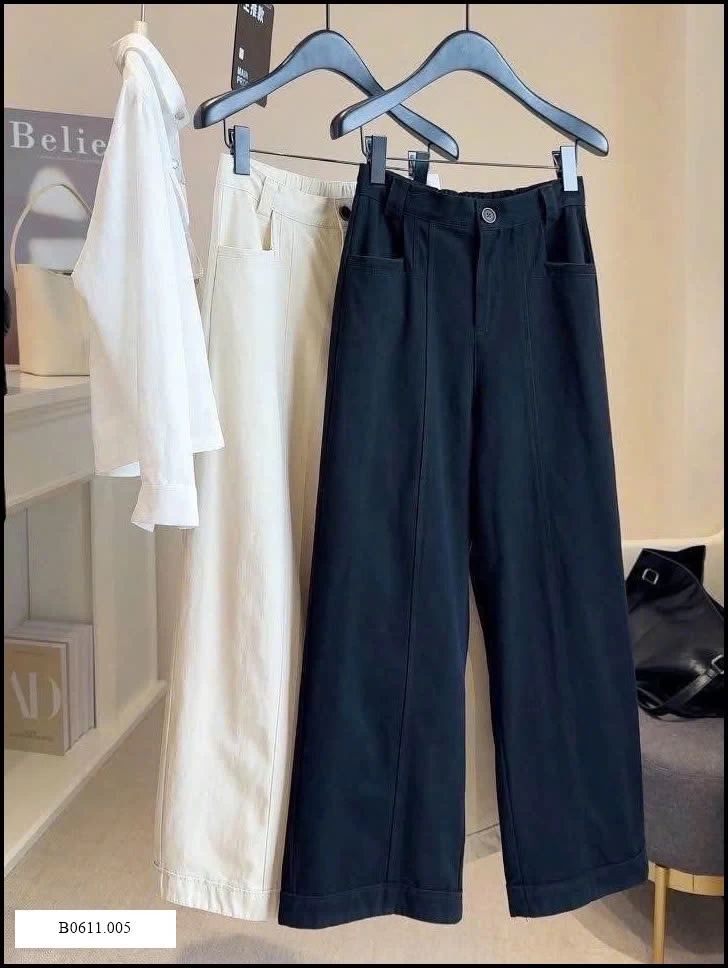 quần dáng suông cạp chun  Giá sỉ  215k