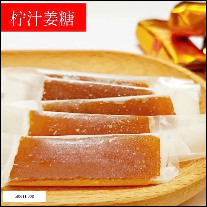 KẸO GỪNG NGUYÊN CHẤT Giá sỉ 95k / gói 504gr (90 cái)