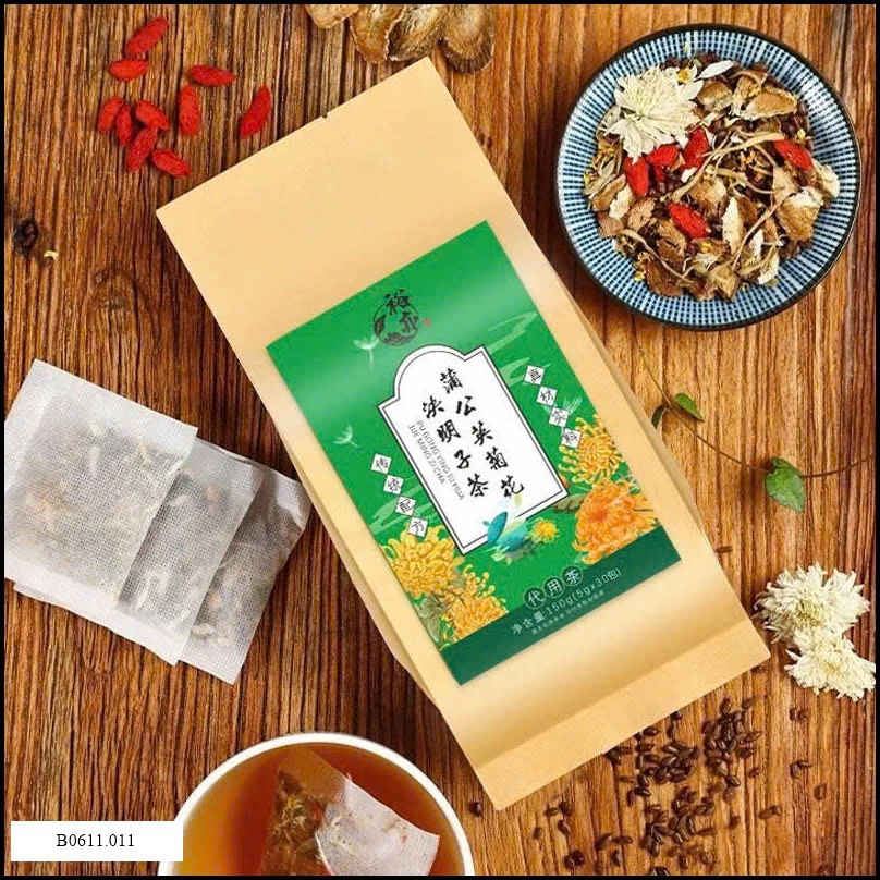 TRÀ CÚC KỶ TỬ GIẢI NHIỆT THANH MÁT Giá sỉ 60k/ set 3 túi ( mỗi túi 30 gói nhỏ)